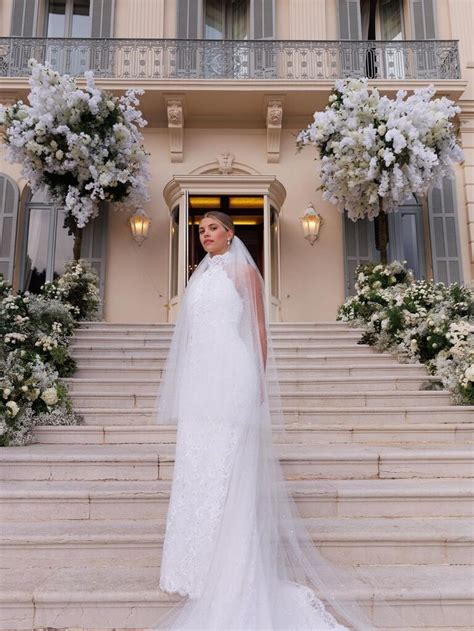 chanel couture wedding dress|sofia richie mom at wedding.